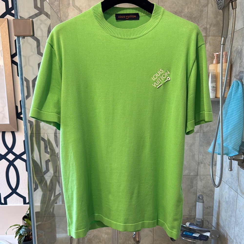 Louis Vuitton Green Short Sleeve Tee